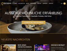 Tablet Screenshot of medusarestaurant.at